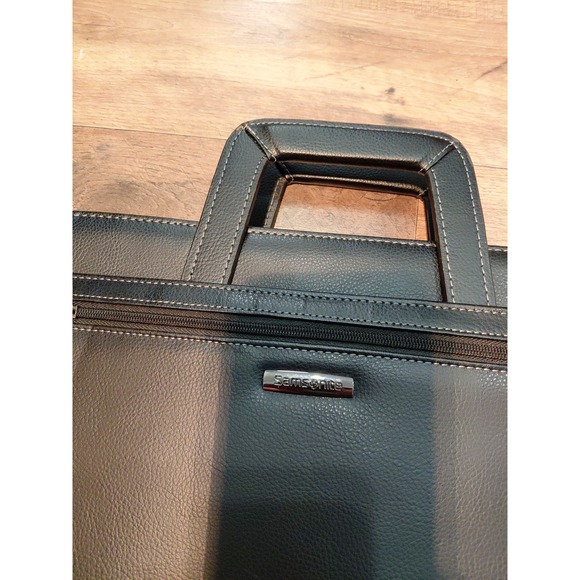 Samsonite Leather Padfolio With Retractable Handle‎ - Picture 2 of 11